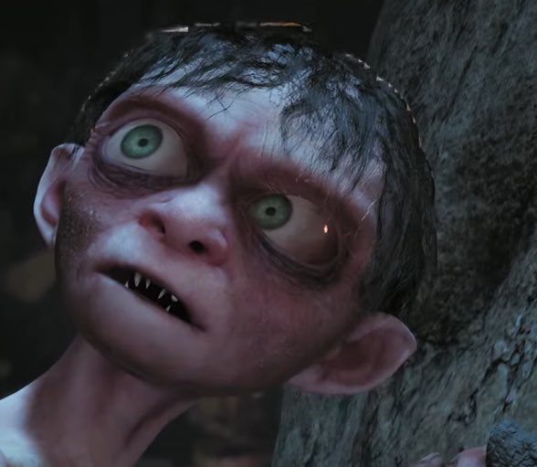 @UltimaShadowX I just wanna know how did a game from 2014 nail the gollum’s design while a brand new game looks like this