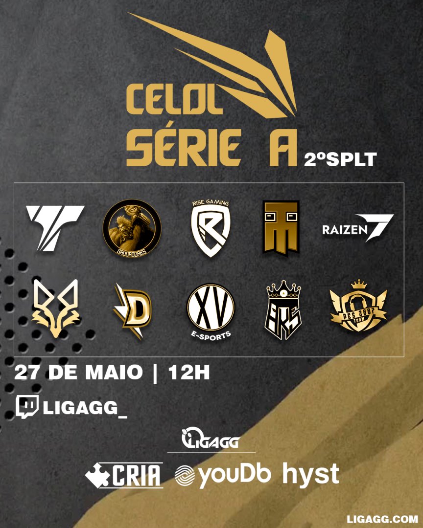 LigaGG_'s tweet photo. #LOL O Celol A começa amanhã! Todas as equipes vem forte, ou pelo menos dizem que vem, e prometem o melhor embate da história da LigaGG!

@diretoriamh @hardengage_ @RiseGamingBR @saudadores @triunfoesports  @izanagiesports @raizen_games @TropaXVOficial @pes2007goty @HyperKingsOFC https://t.co/t0LsPhsGxt