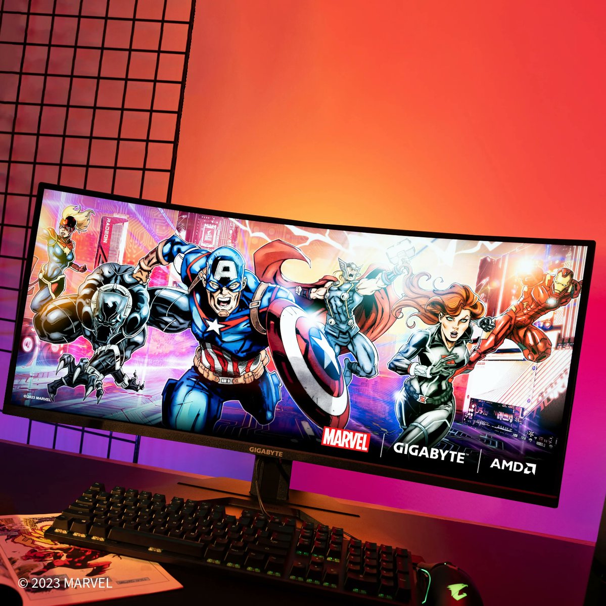 AorusOfficial's tweet image. When the world needs help, Earth's Mightiest Heroes from @Marvel will be here. Join them and download the FREE custom wallpapers today. #AORUSUnleashed @AMDGaming @AMDRyzen @amdradeon 

🌟Download now ▶ ​ gigabyte.com/us/aorus-unlea…