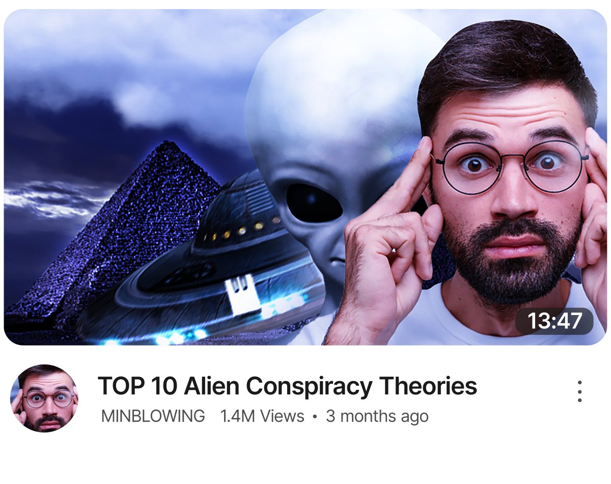 dxsomto's tweet image. Felt a bit rusty today, so I designed 4 fictional YouTube thumbnails in @Photoshop 

#youtubethumbnaildesign #GraphicDesigner