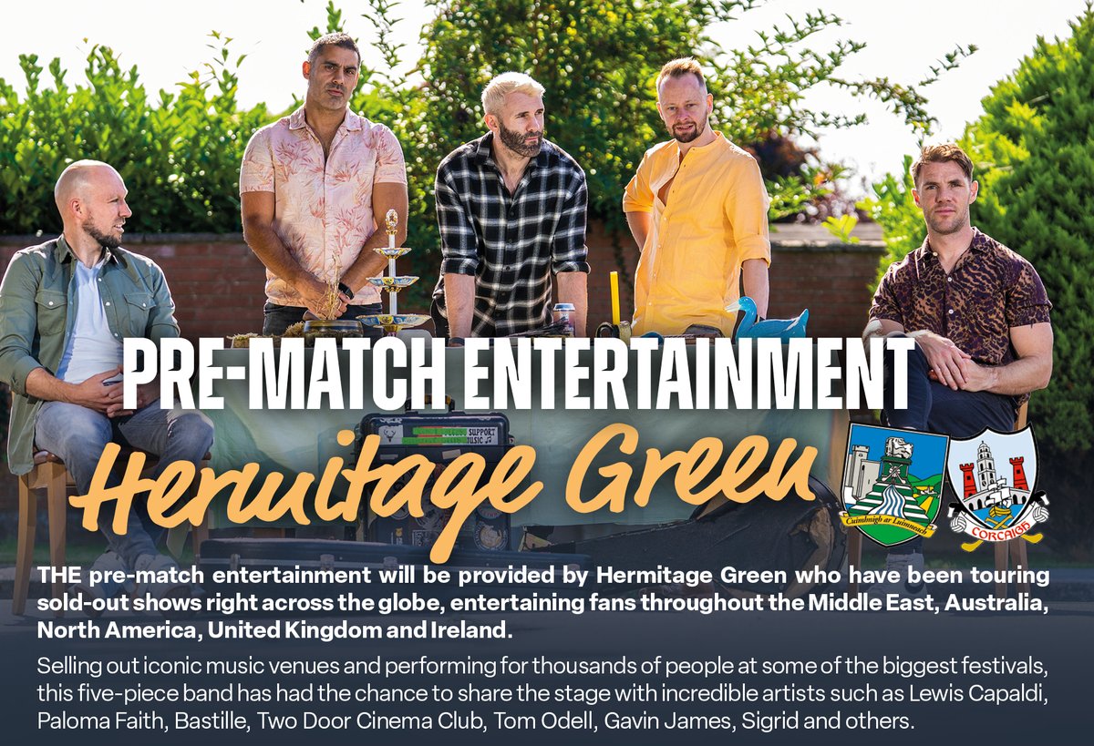 MunsterGAA's tweet photo. Exclusive News! Hermitage Green will be playing from 2:30pm this Sunday in the TUS Gaelic Grounds.  

Gates open at 2PM - supporters are encouraged to arrive early to avoid delays

Read more about the event and safety measures here ☛ https://t.co/cYFsQHqa7Z 

@HermitageGreen https://t.co/zNrINwPA99