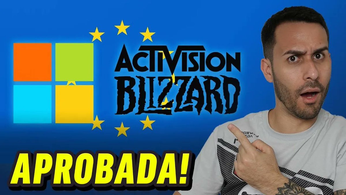APRUEBAN la compra de Activision Blizzard en Europa! ¿Que hará Microsoft ahora? Aquí te cuento!
 buff.ly/3ovb5yk