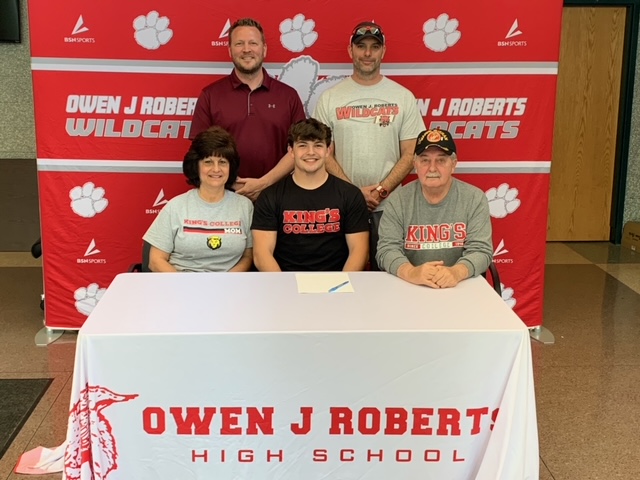 Congrats to Ryan Lewiski (FB) for his verbal commitment to King's College!

<a href="/OJRSD/">Owen J. Roberts School District</a> <a href="/OJRHS/">Owen J. Roberts High School</a> <a href="/supt_ojrsd/">Dr. Will Stout</a>