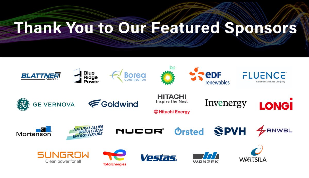 USCleanPower's tweet photo. Thank you to all of our generous sponsors and partners of this year’s #CLEANPOWER23 Conference and Exhibition. Your support makes events like this possible. https://t.co/ofwhidKyLC