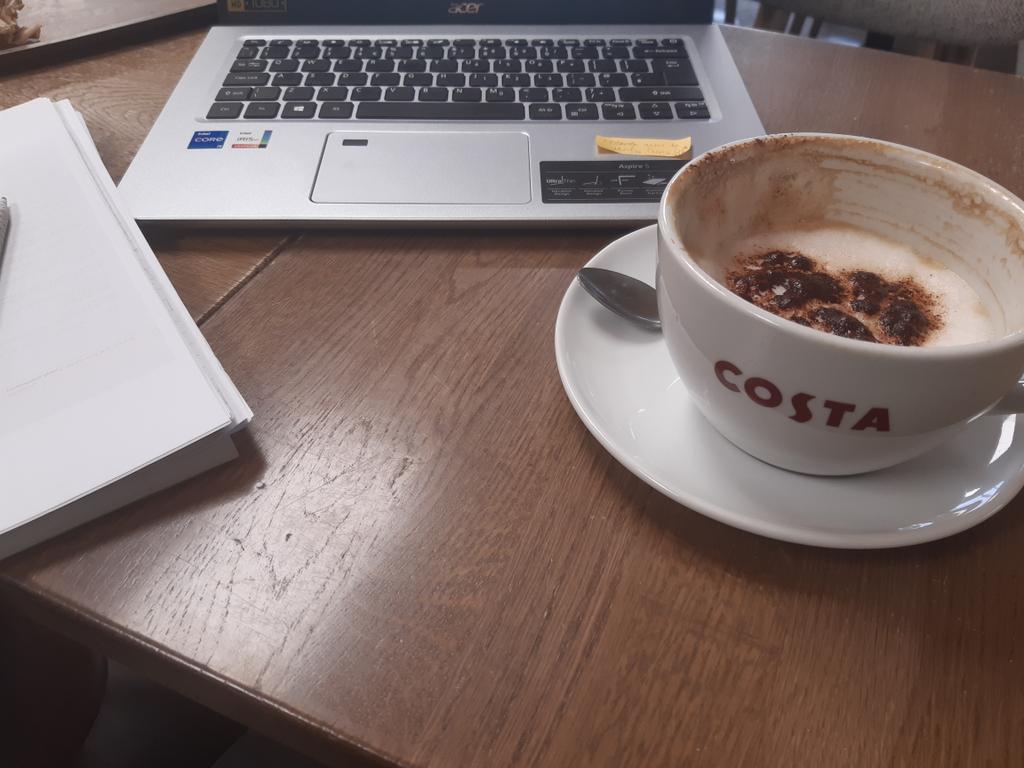 MrsKellyWW's tweet photo. This Masters is brought to you by the support of the lovely people in @CostaCoffee in my local Tesco (amongst a whole host of others of course...) 😄☕
@RCSpglta 
#lifelonglearning https://t.co/wkSVgoWfwO
