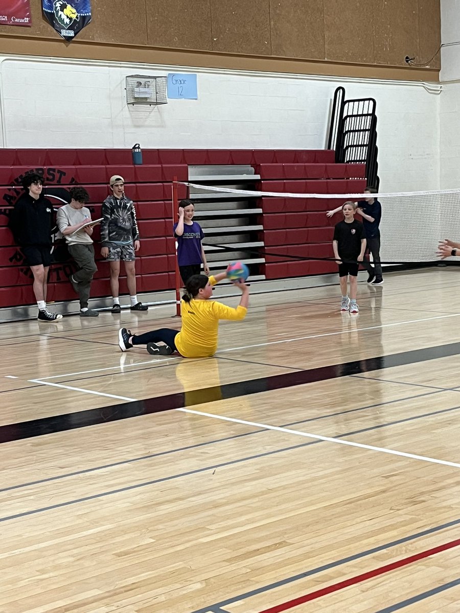 LillaMae's tweet photo. We hosted our first Smashball jamboree at BHS today and had teams from TFES, Janeville and LER. A huge thank you to Ms. Jennings and her students at BHS for refereeing and score keeping. Teams finished by having a bleacher dance party! @wattersja @Seppi99 @NorthAsd https://t.co/Z4gC6w4zYV