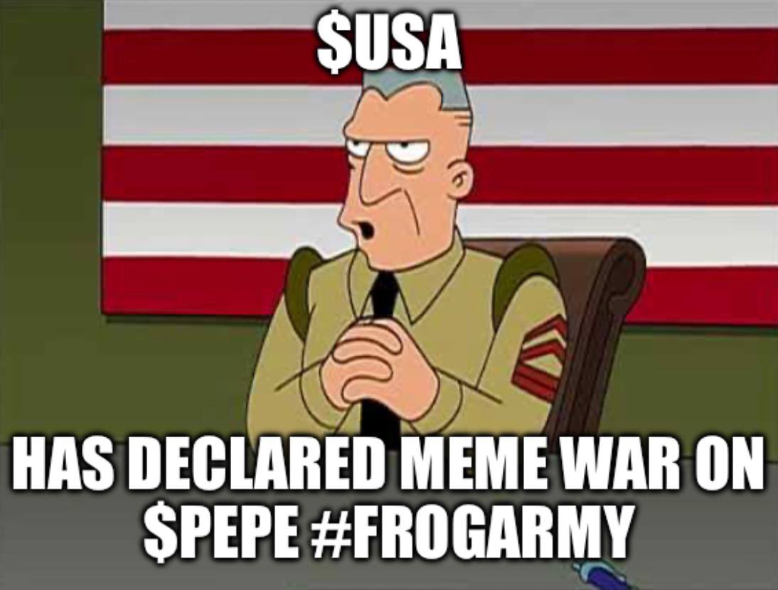 $PEPE let’s see who got better memes #memecoin #PEPE #frogarmy