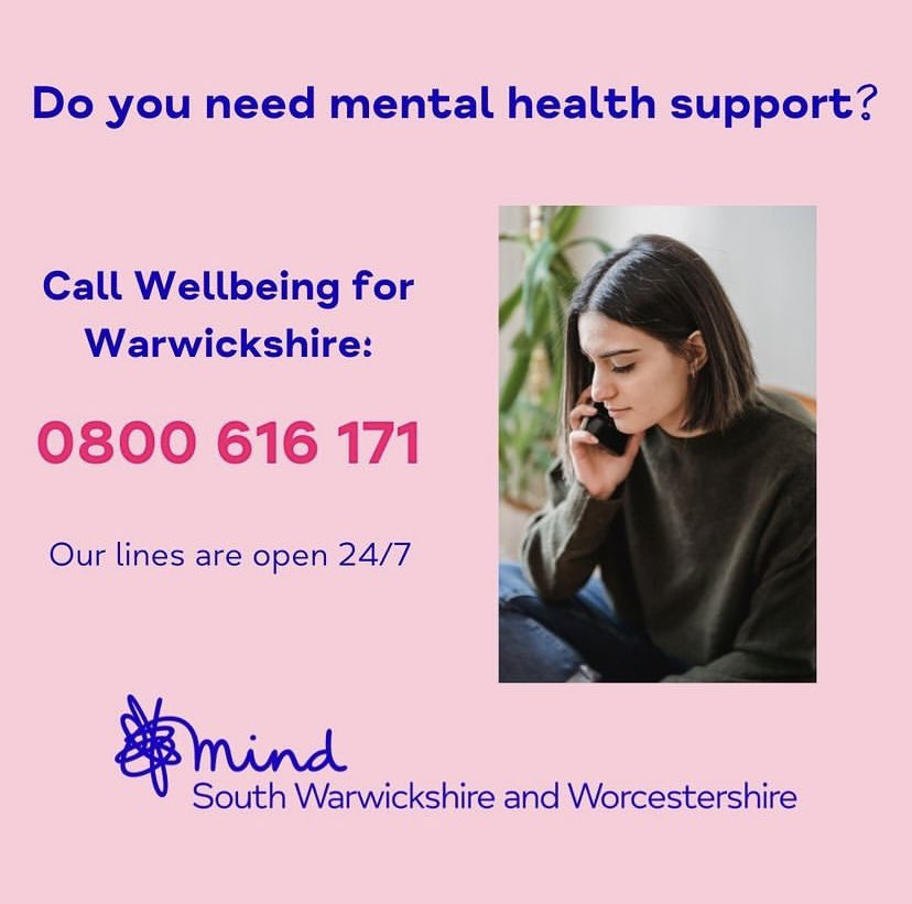 worcsmind's tweet photo. If you live in Warwickshire and are experiencing difficulties with your mental health, call us. Together, we’ll take the first step to a brighter tomorrow. 

Call us today on 0800 616 171 💙

#mentalhealth #mentalwellbeing #mentalhealthhelpline #SWWMind https://t.co/0aqkg9UcjD