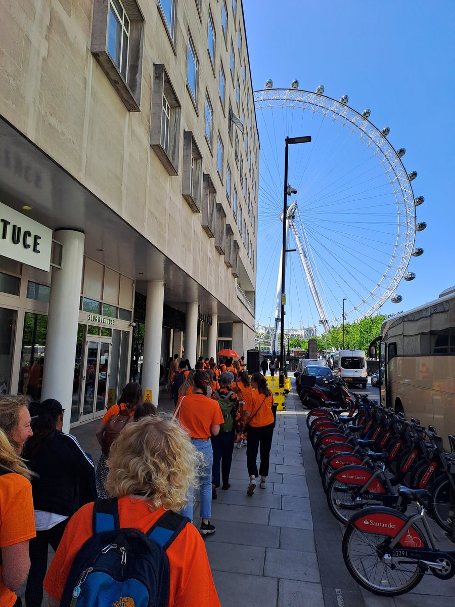 Brilliant 'Foster Walk' with The Fostering Network today in the lively London sunshine. #FosteringCommunities #FCF23