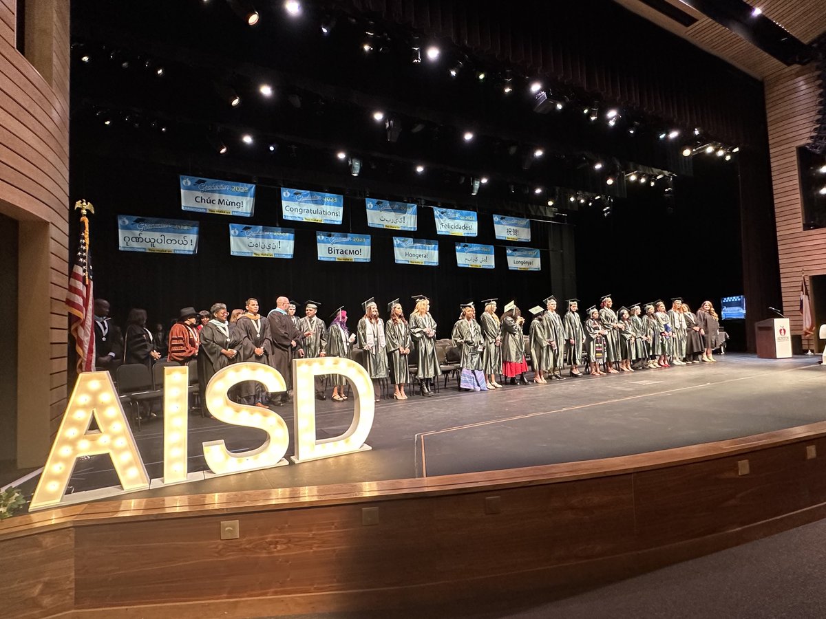 Congratulations to the 99 @GarzaGriffin graduates in the #Classof2023! 🎓I was honored to join you for the first @AustinISD graduation at the @AustinISDPAC this year. We're so #AISDproud of all of you!