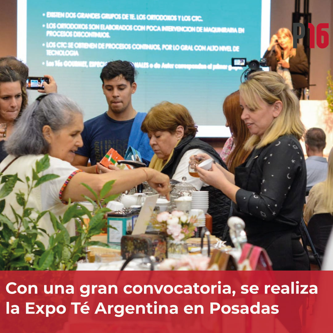 👉Más de 90 rondas de negocios, 50 stands, disertaciones y espectáculos artísticos, forman parte del evento que se desarrolla en el marco de los 100 años de la llegada del té al país.

📲 Leé más acá 👉 lc.cx/8D7nms