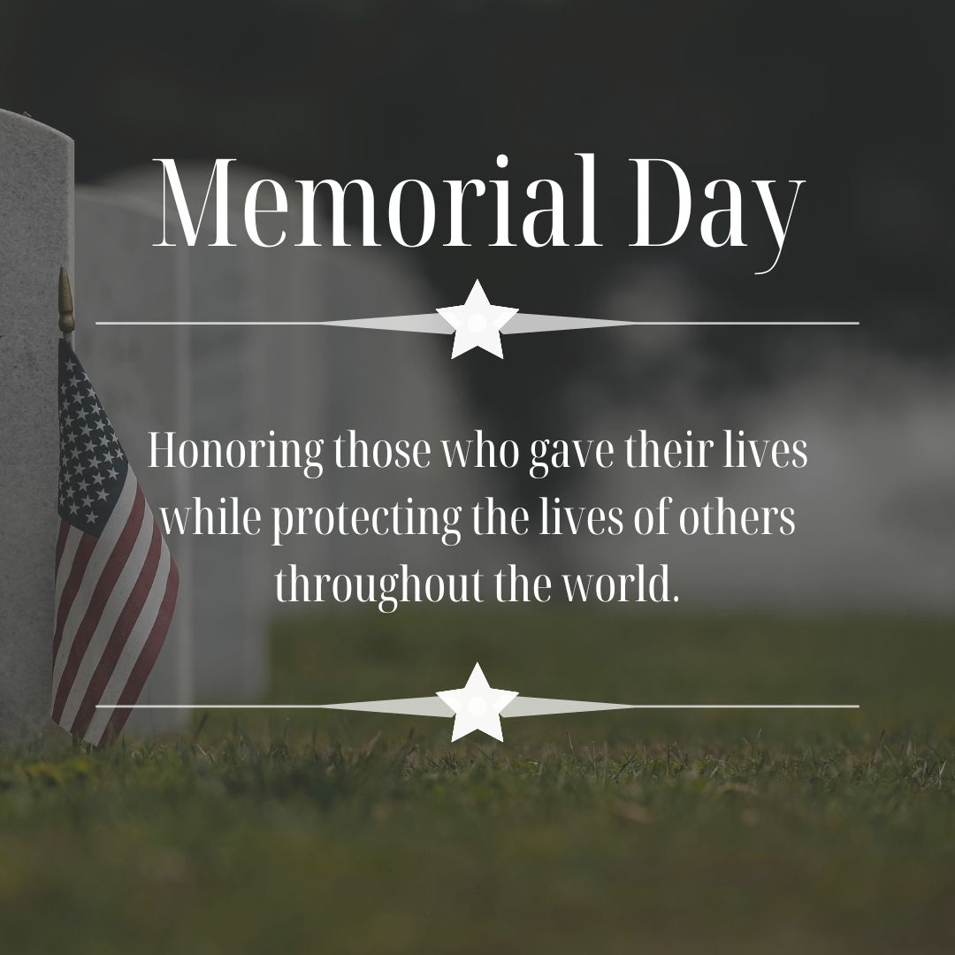 LampInc's tweet photo. Please take a moment this Memorial Day weekend to remember those who gave so much for so many.

Wishing everyone a safe and peaceful Memorial Day weekend. https://t.co/7smUjDO1qK