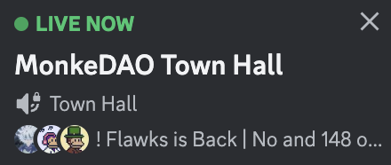 MonkeDAO's tweet image. DATED 2x