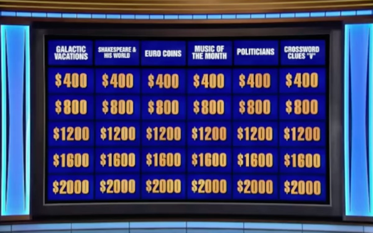 SimonGarfunkel's tweet image. ❔ The $1600 answer in the &quot;Music of the Month&quot; category featured Simon &amp;amp; Garfunkel – from @Jeopardy!, May 25th, 2023.

Question (flipped): ¿,,ǝʇɐnpɐɹפ ǝɥ┴,, sᴉ ʇɐɥM