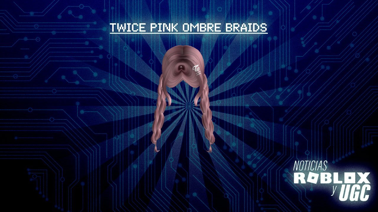 How to get the TWICE Pink Ombre Braids in Roblox Twice Square?