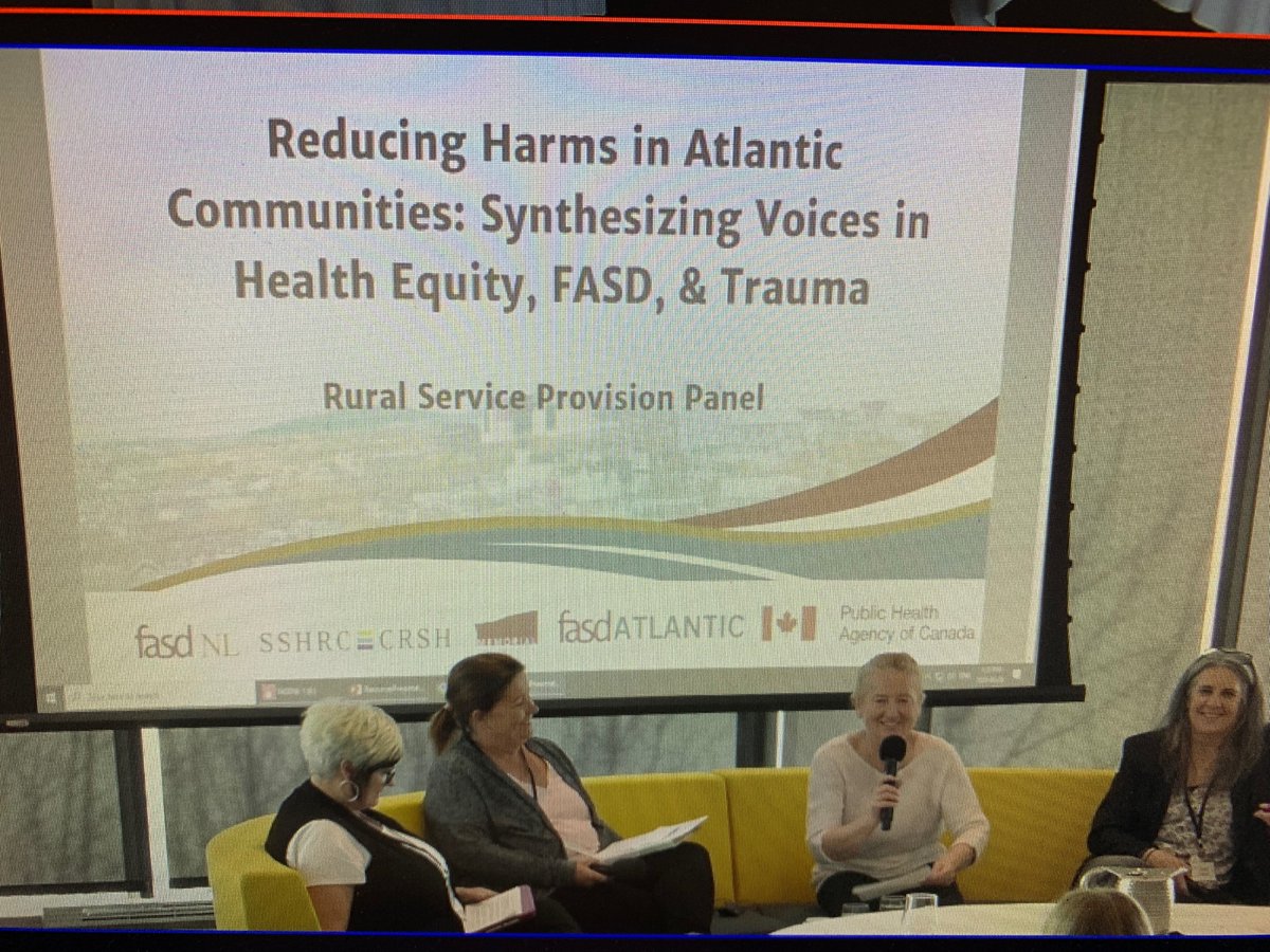 FASDNL_Team's tweet photo. The afternoon sessions are kicking off with a #Rural Service Provision Panel! Karen Beresford is chairing and Michelle Ward, Linda Clarke and Bernice Hancock speaking! #ReducingHarms #fasdAtlantic
@FASDNL https://t.co/aB5wa60ePp