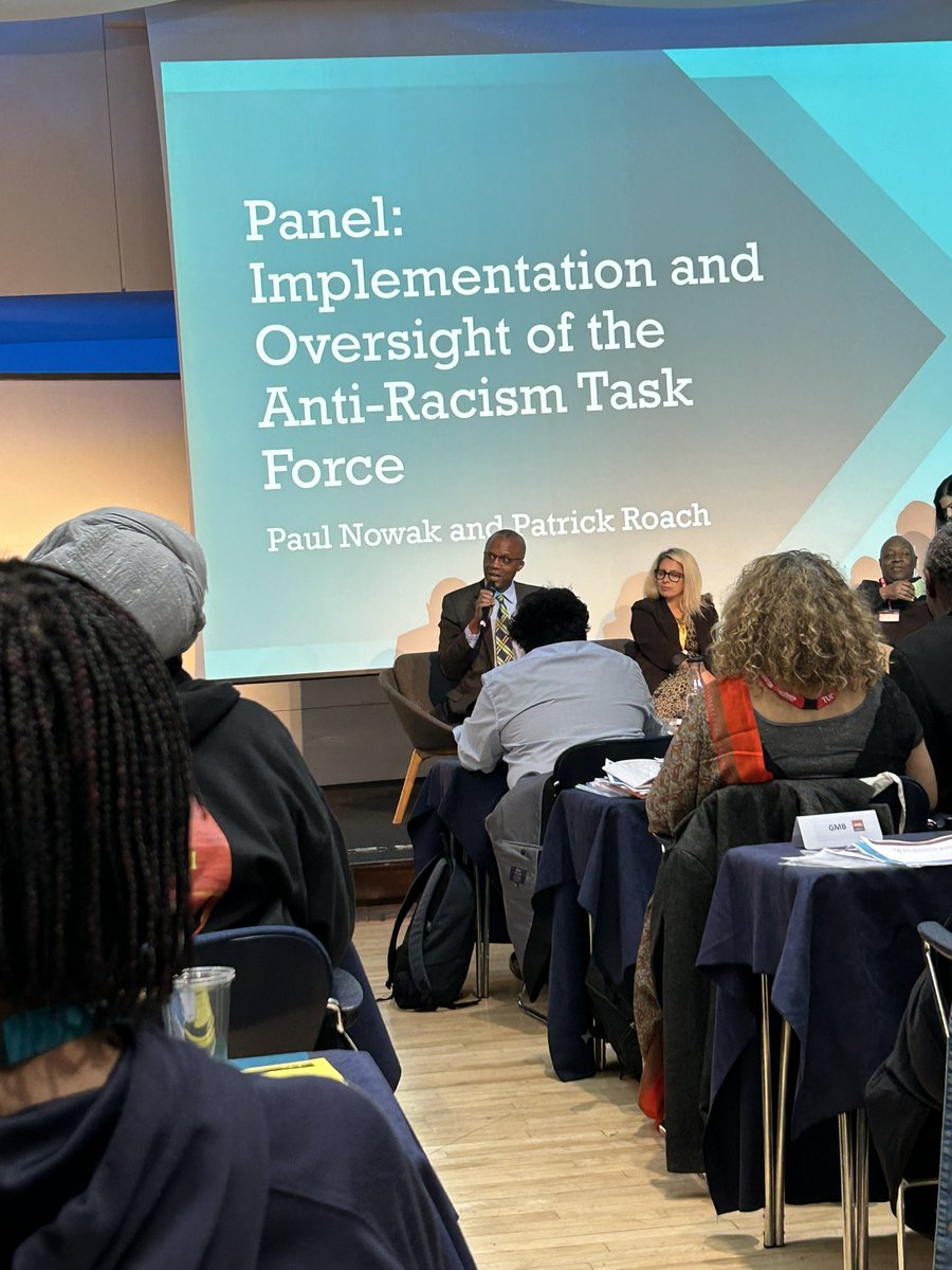 NEU Black Educators (@neublackworkers) on Twitter photo Thank you <a href="/PatrickR_NASUWT/">Dr Patrick Roach</a> for congratulating <a href="/DanielKebedeNEU/">Daniel Kebede</a> for his recent election as GS of the <a href="/NEUnion/">National Education Union</a>
Putting yourself forward as a Black Trade Unionist for leadership positions is hard. It takes courage. But it is vital in ensuring our movement is representative! Thank you <a href="/PatrickR_NASUWT/">Dr Patrick Roach</a> for congratulating <a href="/DanielKebedeNEU/">Daniel Kebede</a> for his recent election as GS of the <a href="/NEUnion/">National Education Union</a>
Putting yourself forward as a Black Trade Unionist for leadership positions is hard. It takes courage. But it is vital in ensuring our movement is representative!