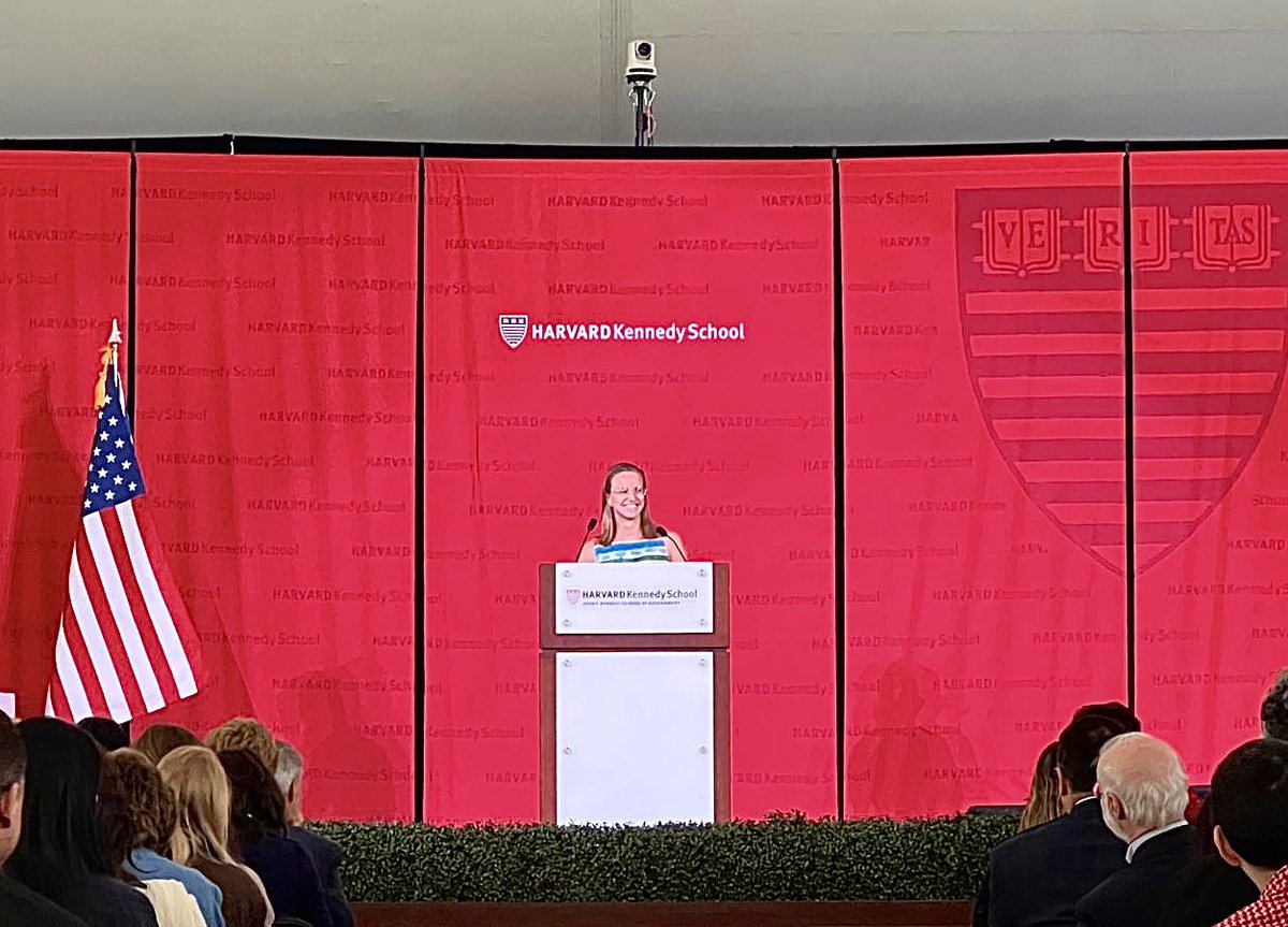 It was a huge honor to be Class Speaker at graduation. I’m especially grateful to everyone who laughed at my jokes. I’ll post the video a little later 👩‍🎓 #HKSGrad @Kennedy_School @Harvard