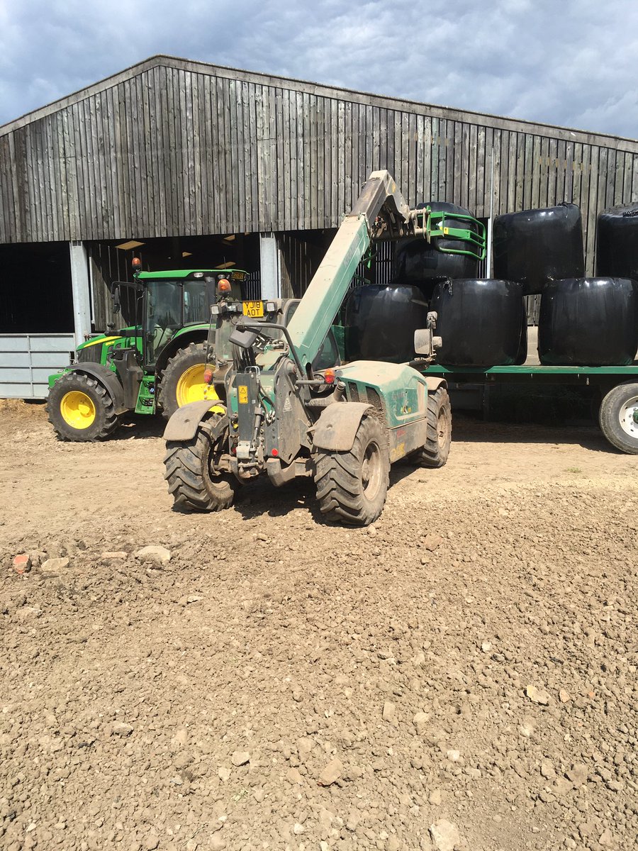 GrasslandsFarm's tweet image. Well we’ve had one busy week! 140 children plus helpers joined us over three days for tours around Grasslands Farm and we we made our first silage of 2023.