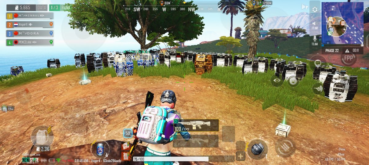 vogerx's tweet photo. I think we broke the Bounty Royale server 🙄. We quite the game after phase 26 @NEWSTATEMOBILE
#NEWSTATEMOBILE
#SERVERDEAD https://t.co/NTdmZUPLMH