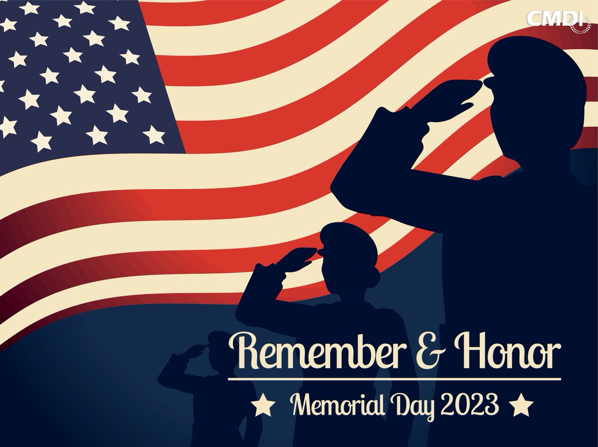 CMDI's tweet photo. Thank you to all who served. Happy Memorial Day! https://t.co/ZU1m9gYVIv