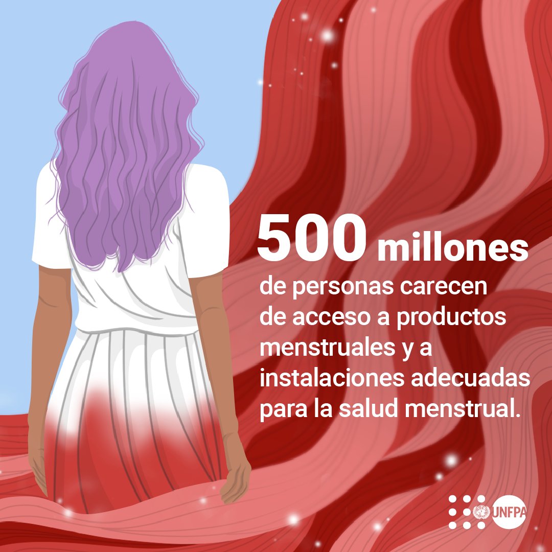 El periodo es tan natural como respirar.

Sin embargo, la falta de acceso a productos de higiene menstrual impide a las mujeres disfrutar de derechos fundamentales.

En el #DíaDeLaHigieneMenstrual, el <a href="/unfpa_lac/">UNFPA en América Latina y el Caribe</a> destaca su importancia. unfpa.org/es/events/dia-…