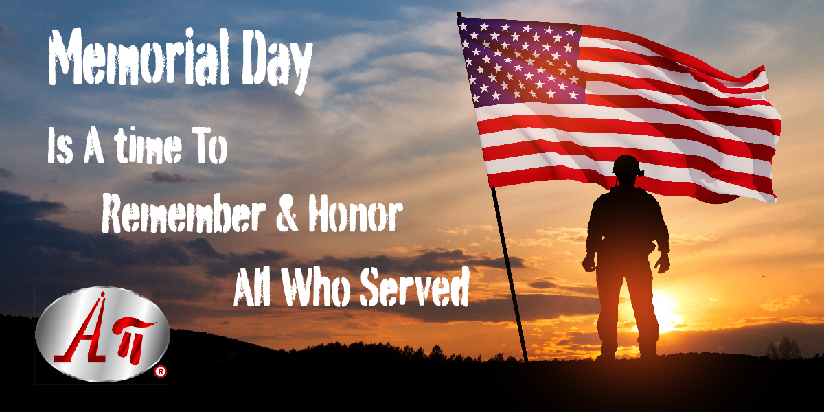 Happy Memorial Day

Celebrating Memorial Day by honoring those who fought for our great country. 

#MemorialDay #HonoringHeroes #API #Cecomp