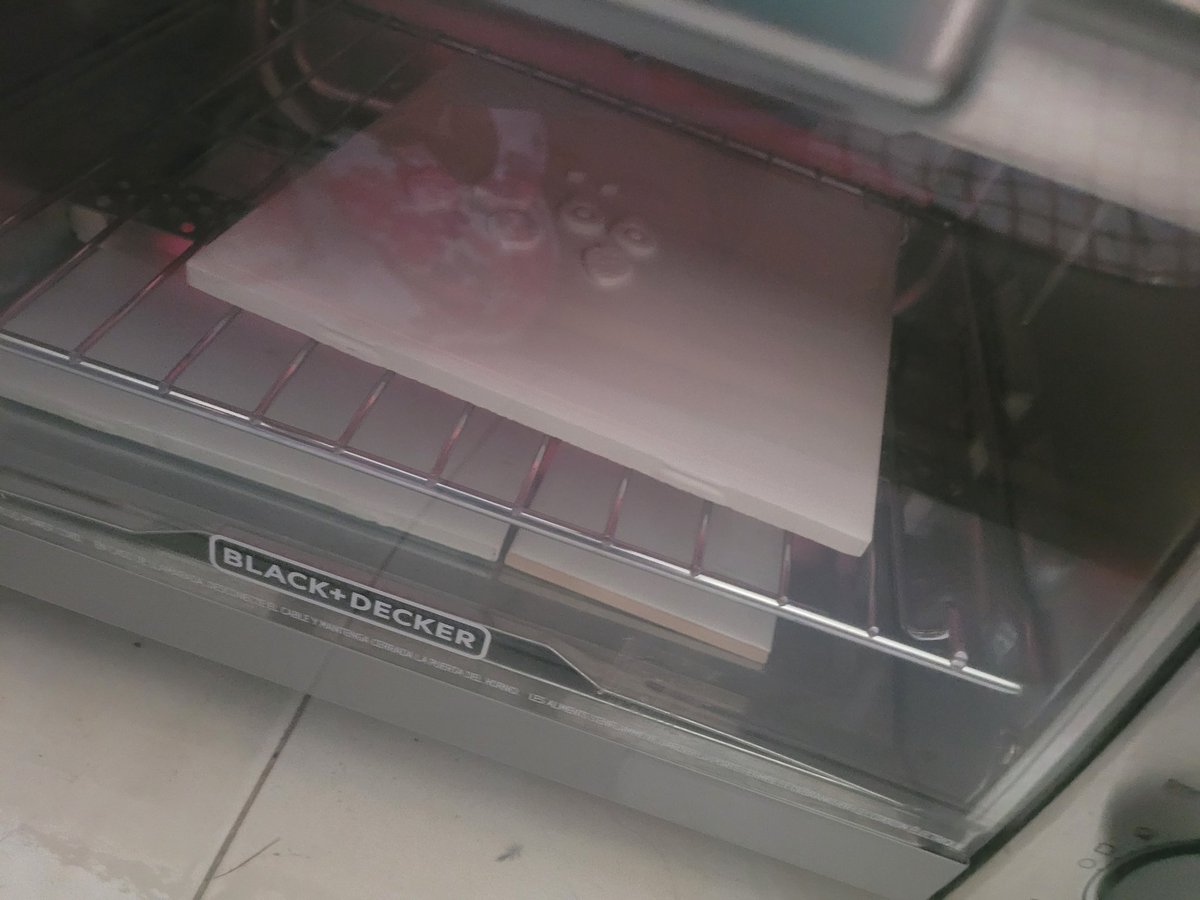 Wanted to make clay charms at <a href="/Seaquestriafest/">SeaquestriaFest</a>. Unfortunately my air fryer broke en route and we picked up a new oven in town. The new oven wasn't tested and calibrated . So now I am baking a new batch after insulating the oven. Hopefully these will come out great! #wip