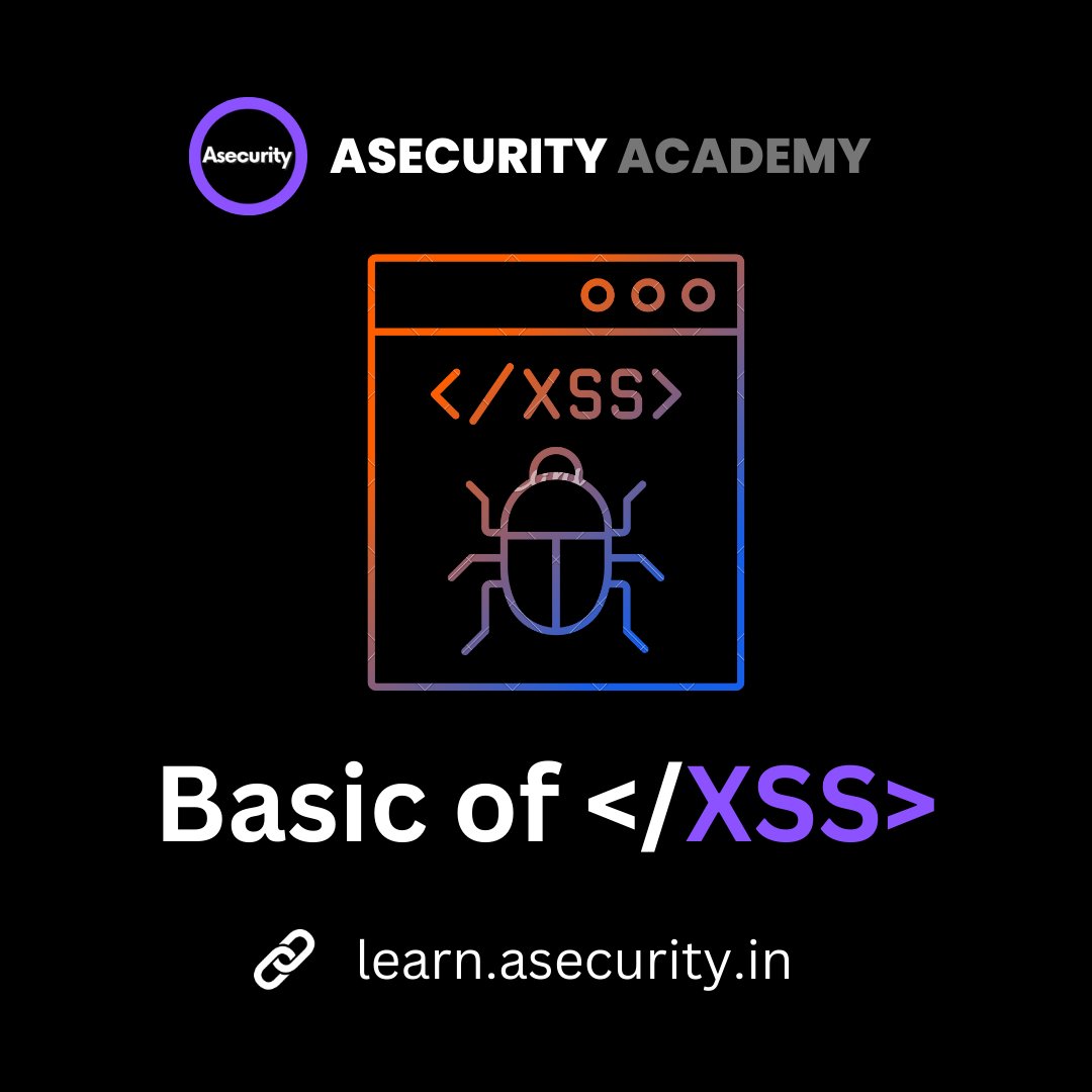 asecurityinfo's tweet photo. Basic of XSS
#asecurity #BugBounty #bugbountytips
(1/2) https://t.co/haMO2ul27T