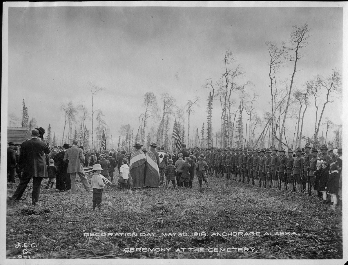 David Reamer on Twitter "May 30, 1918, Anchorage residents march in