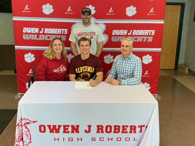 Congrats to Hunter Rhoads (FB) for his verbal commitment to Alvernia University.

<a href="/OJRSD/">Owen J. Roberts School District</a> <a href="/OJRHS/">Owen J. Roberts High School</a> <a href="/supt_ojrsd/">Dr. Will Stout</a>
