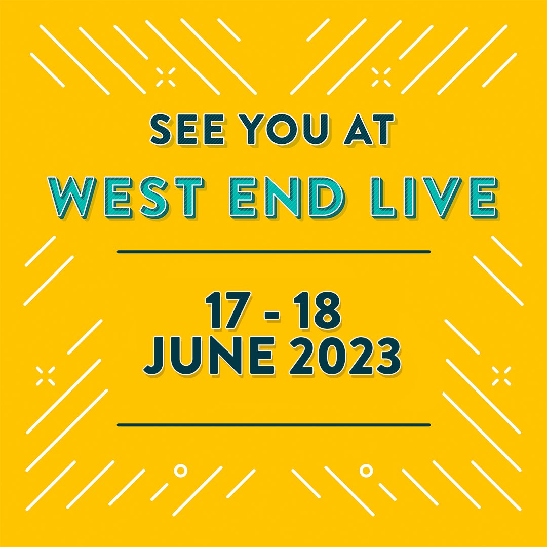 We can’t wait to bring that 🔥 to West End Live this June…