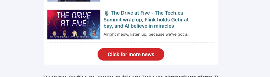 PAWS UP FOR THE MEOW AND ONLY! 

Well done, <a href="/sensorpunk/">Dan Taylor</a> and <a href="/tech_eu/">Tech.eu</a>, for playing the game. 

Really taking the cat's whiskers here. 

Hear more in the podcast right meow. 

tech.eu/2023/05/26/the…