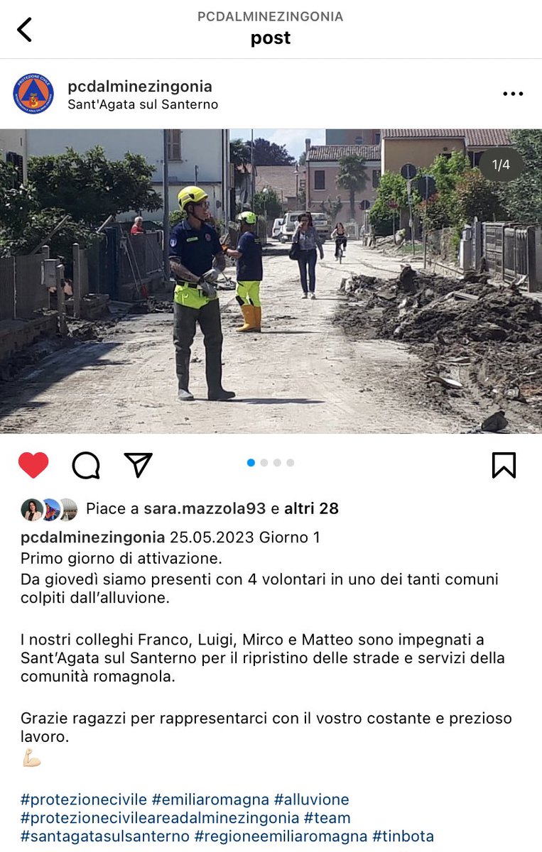 yledea's tweet photo. Grazie ragazzi #emergenza #EmiliaRomagna #alluvioneemiliaromagna https://t.co/4aIZINuvdQ