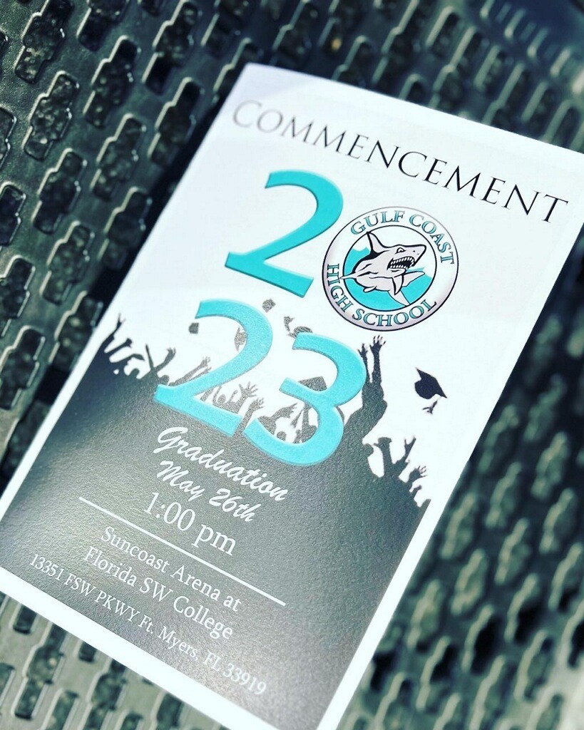 GCSharks's tweet photo. It's almost time for our Class of 2023 to walk the stage! Here's a little behind-the-scenes look as our families begin to arrive. #CCPSGrad23 https://t.co/CLsCFtax16