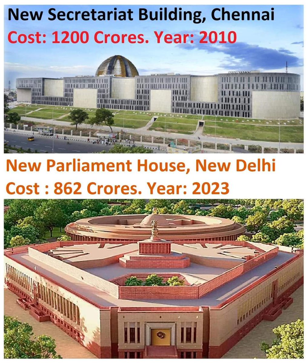 Reason why Congress, DMK are boycotting new central Vista project inauguration... Old Skeletons will tumble out of the cupboards. The amount in which this is constructed, one party family used to earn as rent in just one year Earlier...