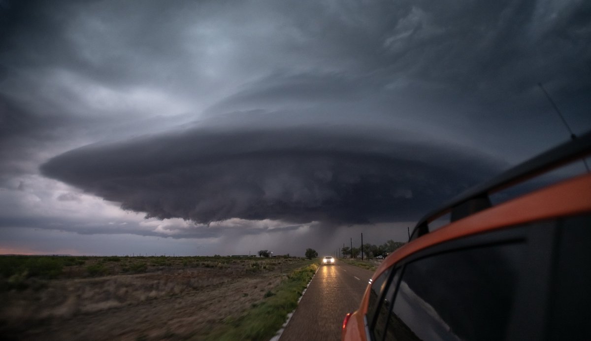 Greg Johnson (@tornadogreg) on Twitter photo What do you expect to see when you are in New Mexico? I saw this alien flying saucer last night near Tucumcari, NM #roswell #stormchasing #alien <a href="/stormfrontfreak/">Storm Front Freaks Network</a> What do you expect to see when you are in New Mexico? I saw this alien flying saucer last night near Tucumcari, NM #roswell #stormchasing #alien <a href="/stormfrontfreak/">Storm Front Freaks Network</a>