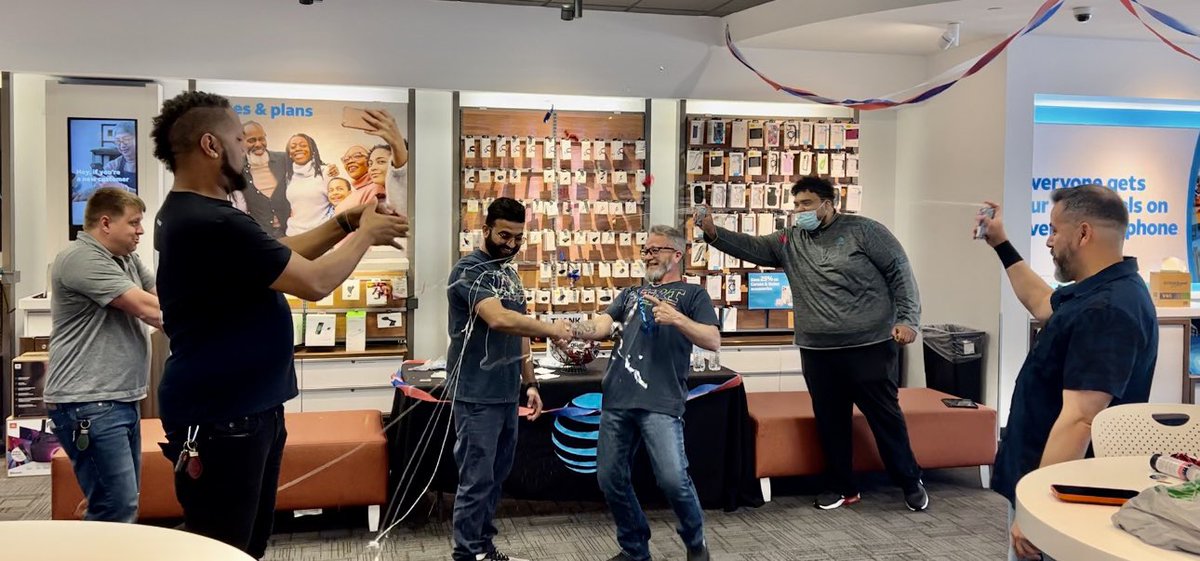 A big Congratulations to <a href="/TheRealShabizzy/">𝑆ℎ𝑎𝑏𝑖𝑟 𝑅𝑎𝑖 🍁</a> on his promotion to ASM at the Eagle Village location!! #Legends #ATTLife #letsmakeithappen <a href="/404girl/">Betsy Francis</a> <a href="/DaleB1/">Dale S. Brown</a> <a href="/hoonign24/">Denny Chung</a> <a href="/LoganHartman19/">Logan Hartman</a>