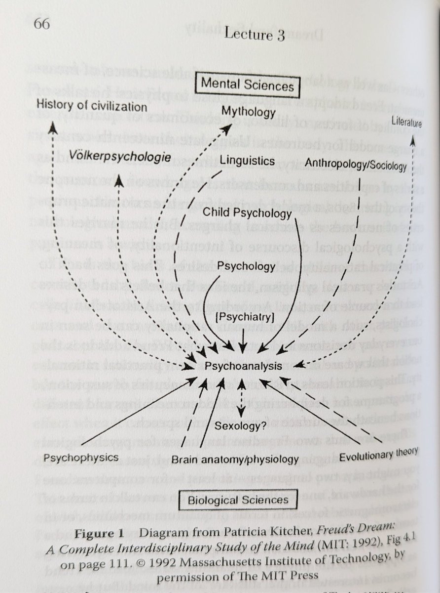 I absolutely love this explanation of the interdisciplinary nature of #psychoanalysis, and why I, as a biologist, find it the most compelling way to understand the mind and the human experience