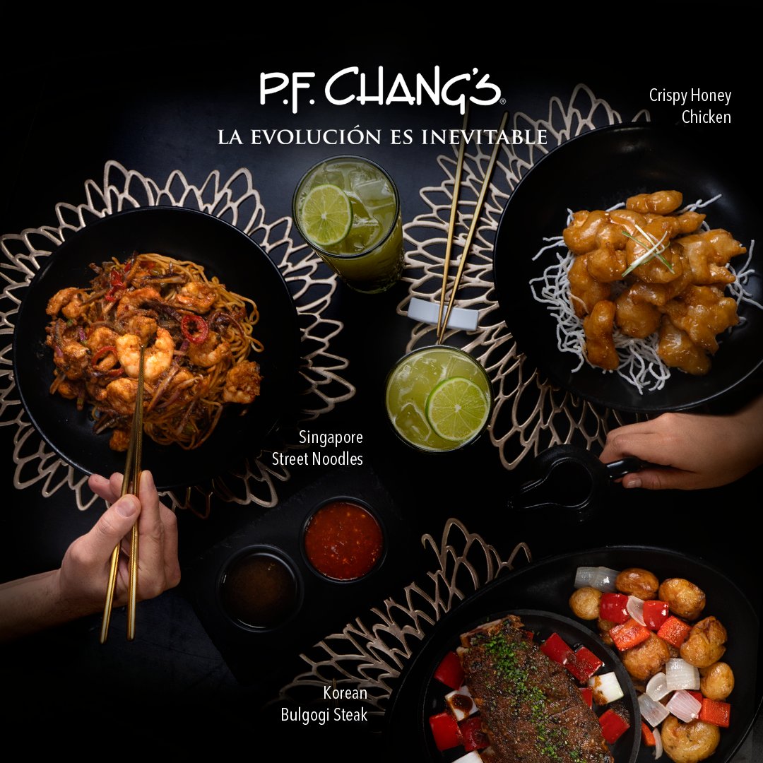 ¡Ya es viernes! 🎊Y  no hay mejor manera de celebrarlo que en #PFChangsMx. Visítanos y descubre por qué decimos que #LaEvoluciónEsInevitable. 🍸