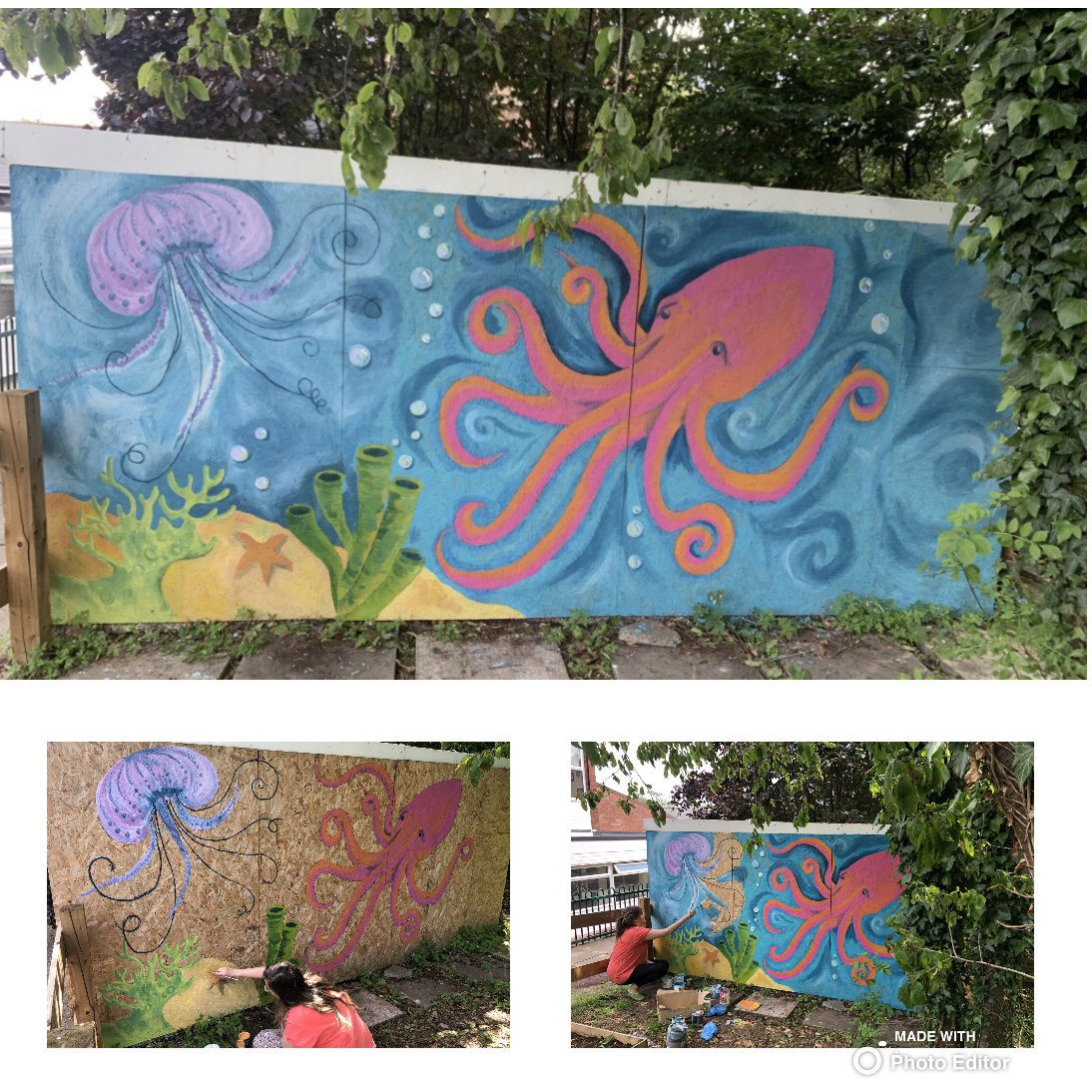 Renovations to Starbank Road’s peace garden are coming along swimmingly! Eco-council are working hard to recycle bottle lids into becoming octopus suckers! #WeAreStar