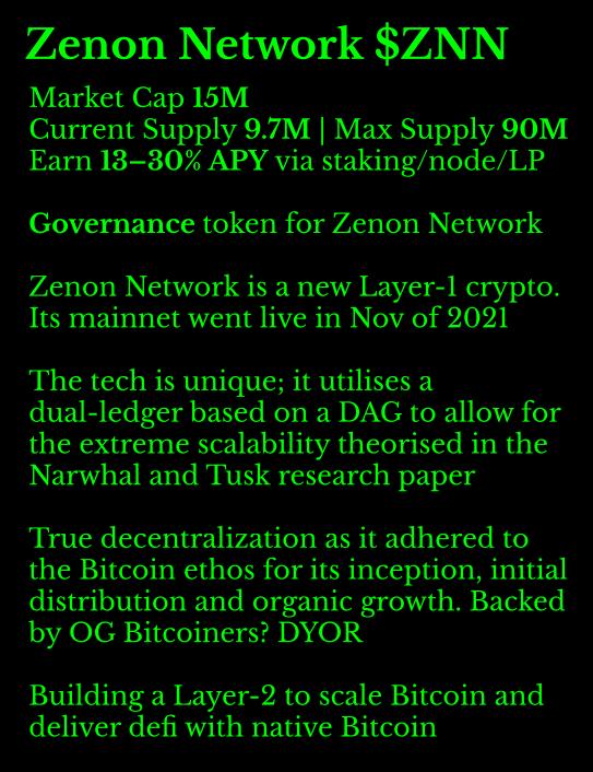 Don't miss out on this lowcap gem! $ZNN will soon have an audited bridge to #Ethereum $ETH complete with a liquidity program incentivised directly by protocol emissions. #ZNNAliens care about sustainable growth and value interoperability for the multichain future!
