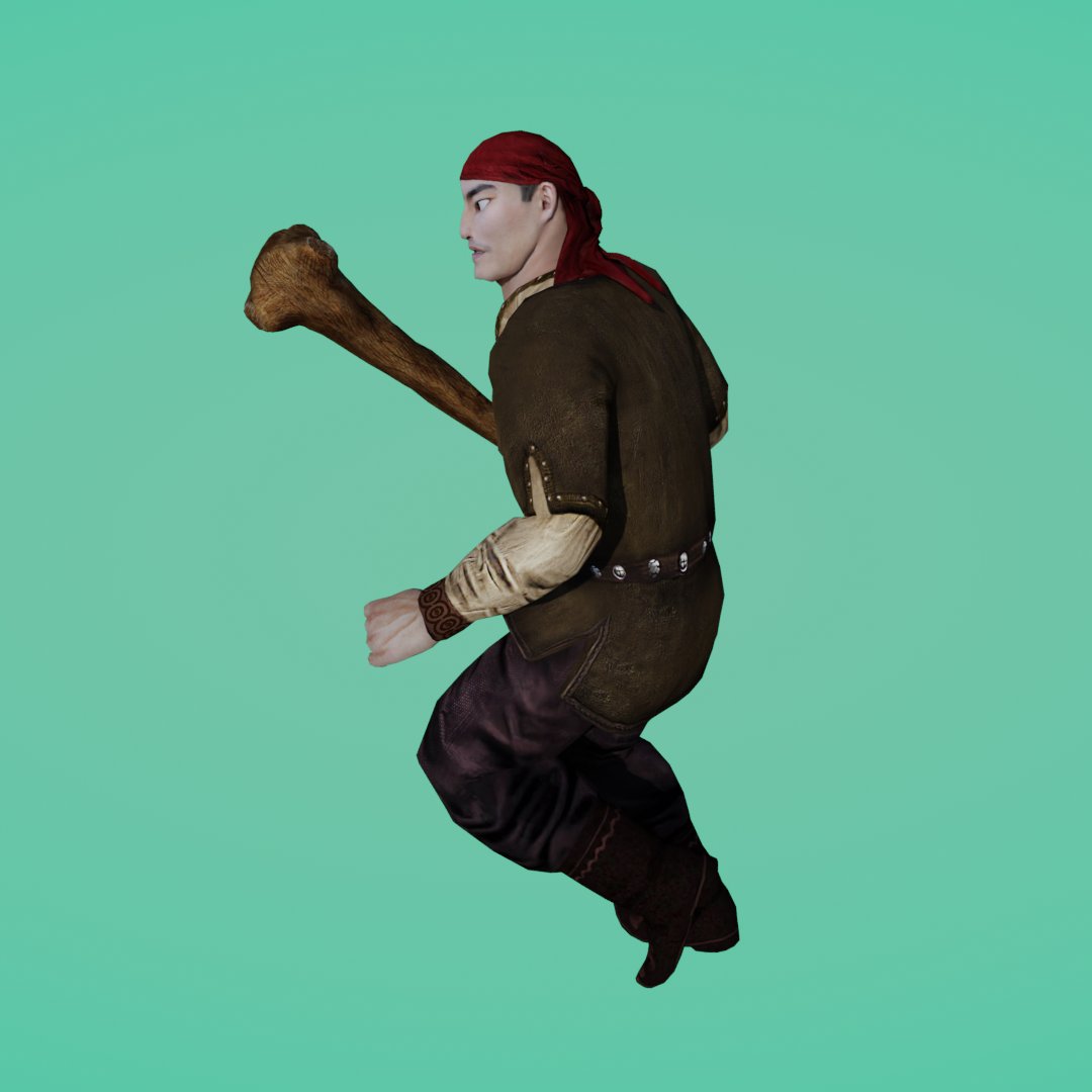 KrausKamilla's tweet photo. Kambar Batyr with Cudgel Character Animated Low-poly 3D model
Optimized for games (game ready), Suitable for close-UPS, illustrations and various renderings.
https://t.co/f8IPQGPbfR
#3Dwarrior #3Dpeople #motion #gameready #optimized #illustration #3Dcudgel #textured https://t.co/SKiWPJ58tg