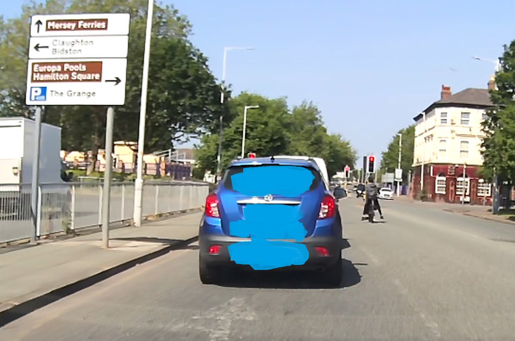 The same for these two people on a bike, straight over red lights thinking it's a laugh.  We need to start teaching ROAD SAFETY is schools again, not just blaming drivers each time people injure themselves. All this was within 30mins.