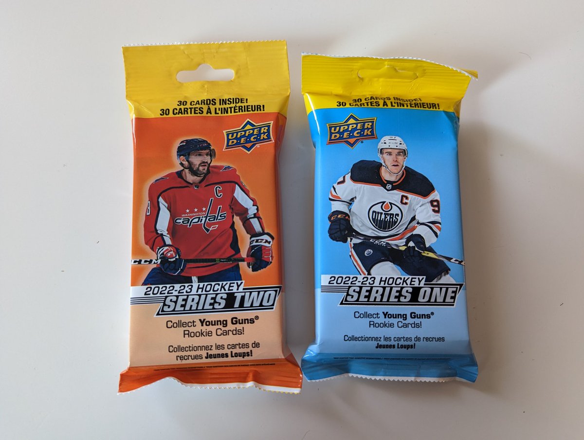 habys4life's tweet image. Giveaway Alert 🚨🚨🚨
Two Fat Packs of 22/23 Upper Deck Hockey! All you have to do is follow, like and retweet to have a chance. Both winners will be announced on Monday. #GiveawayAlert #Giveaways