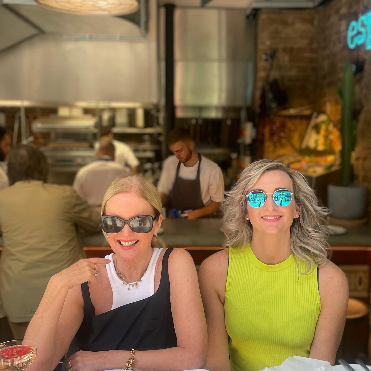 claregrogan2's tweet photo. All In A Days Work! See you tomorrow Cardiff…we are as ready as we’ll ever be 💋@AlteredImages5 @GillHedron #WorkingLunch #LoveLife Let the Summer Festivals Shine 💋💋💋 #maresco #soho https://t.co/y48CX20ltF
