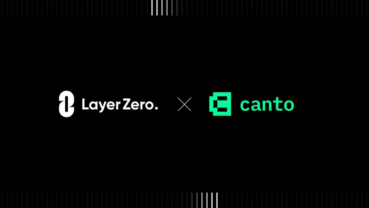 🚀 @LayerZero_Labs is now available on @CantoPublic mainnet.
 
💥 #LayerZero empowers projects on #Canto to effortlessly expand their applications across 30+ chains within the #LayerZero network.

🔽 VISIT
layerzero.network