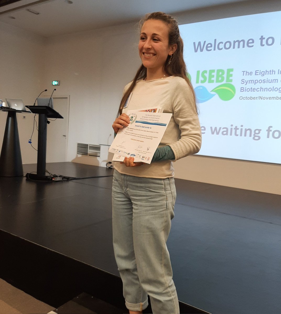 Congratulation to our PhD student Alice Lanfranchi who won the best poster award <a href="/7Isebe/">7 ISEBE</a> !