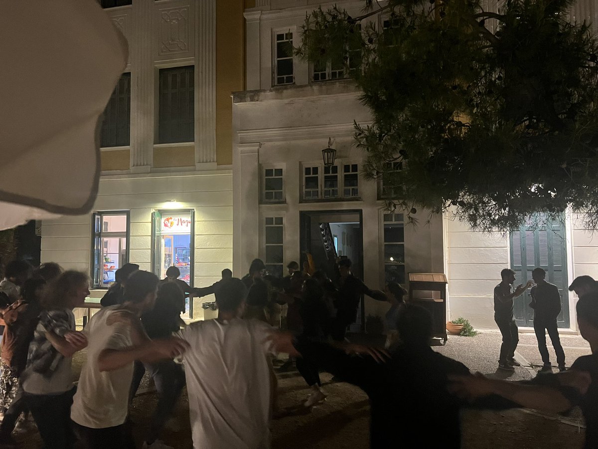 The PuB (@pblockchainlab) on Twitter photo At the farewell party of the #MEGA_ACE Summer School the students taught the lecturers Greek dances! What a way to close a successful event!! Stay tuned for the next event! <a href="/AlgoFoundation/">Algorand Foundation</a> <a href="/PurdueCS/">Purdue Computer Science</a> <a href="/csatrpi/">rpics</a> <a href="/coinfabrik/">CoinFabrik</a> <a href="/TAMUECE/">Texas A&M Electrical and Computer Engineering</a> At the farewell party of the #MEGA_ACE Summer School the students taught the lecturers Greek dances! What a way to close a successful event!! Stay tuned for the next event! <a href="/AlgoFoundation/">Algorand Foundation</a> <a href="/PurdueCS/">Purdue Computer Science</a> <a href="/csatrpi/">rpics</a> <a href="/coinfabrik/">CoinFabrik</a> <a href="/TAMUECE/">Texas A&M Electrical and Computer Engineering</a>