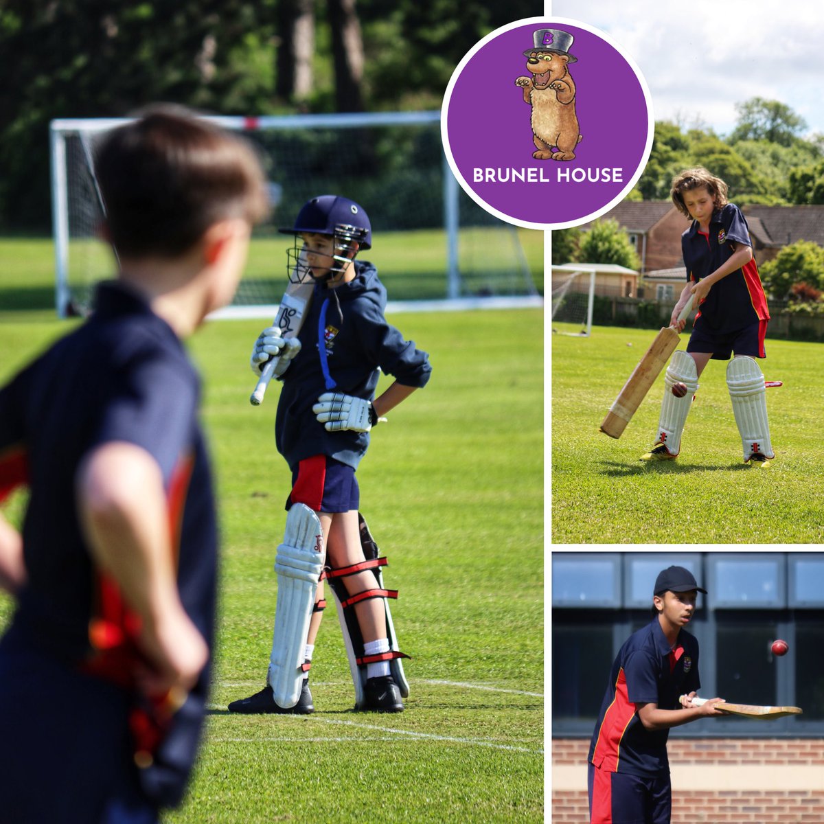 Shoutout to our amazing Brunel photographer- Harry H 🙌 superb cricket photos! Super talented and thank you for doing such an amazing job for us 💜🐻 #thankyouharry